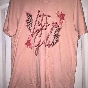 Let's Go Girls Pink Kids T-Shirt